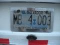 El Salvador licence plate