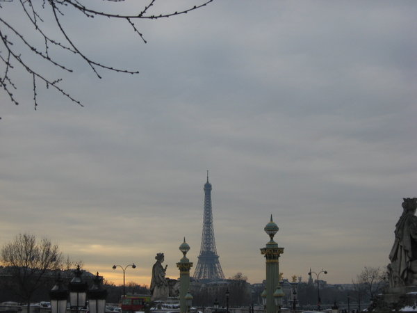 The Eiffel Tower. 