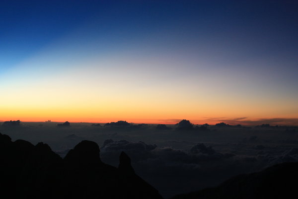 solopgang i 4095 meters hoejde.