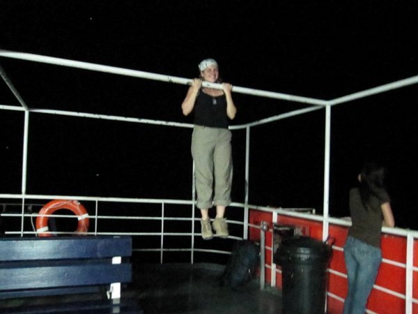 pull ups on the ferry