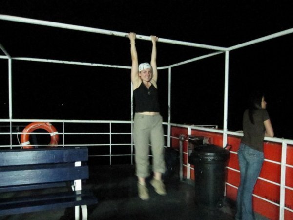 pull ups on the ferry