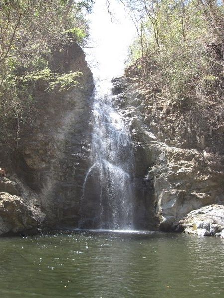 waterfall, montezuma