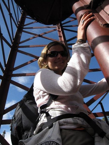 climbing the eiffel tower, lol