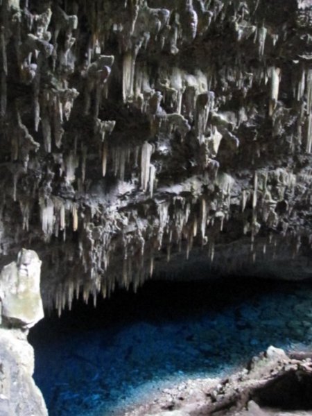 the blue lake cave