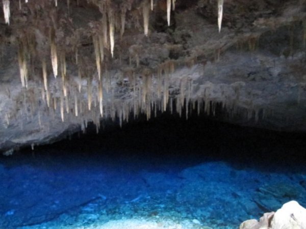 the blue lake cave
