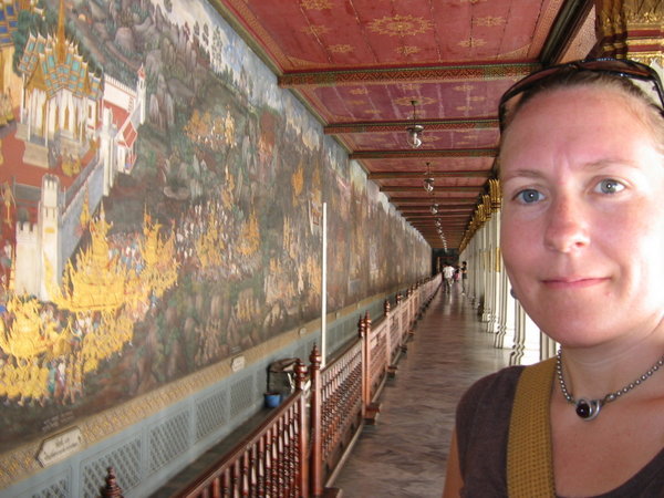 Me with the wall paintings