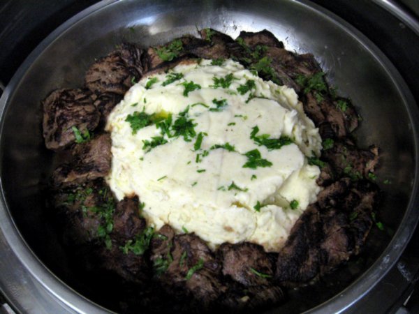 Lunch Today - Steak and Mashed Potatoes