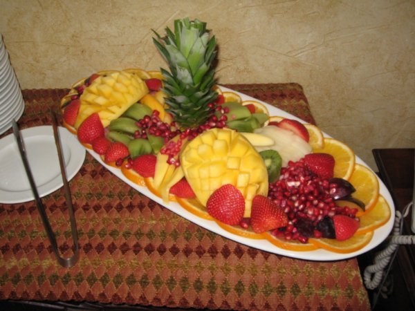 Fruit Tray for breakfast