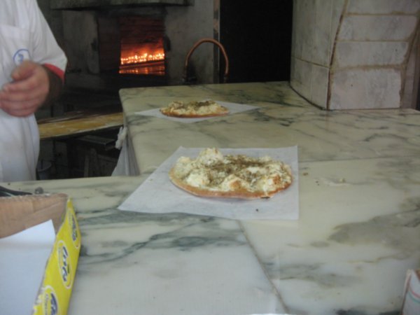 Zatar and Cheese Pizzas