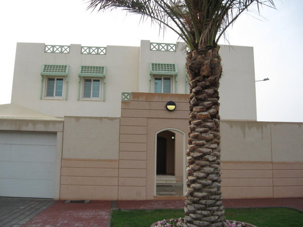 The front of the Villa