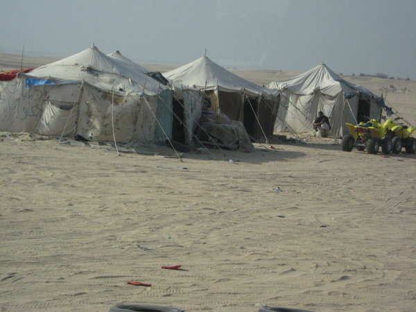 Not our tents