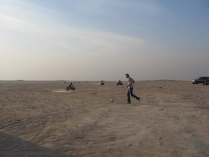 Soccer in the desert