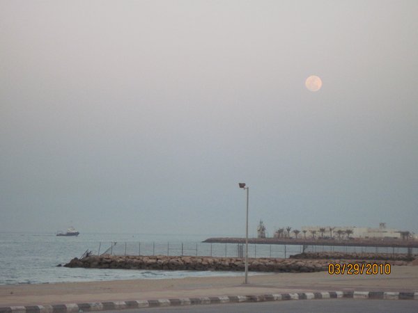 The Moon over the Persian Gulf