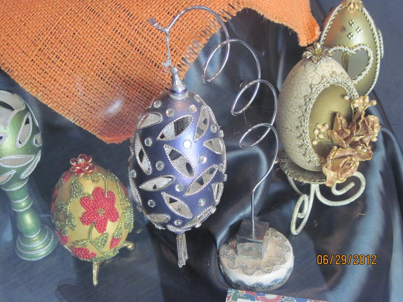 Faberge Eggs at the Aramco Library
