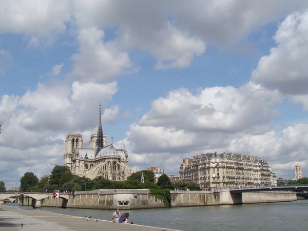 Notre Dame on the Ile de la Cite