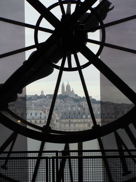 Basilique du Sacre Couer from the Musee d'Orsay