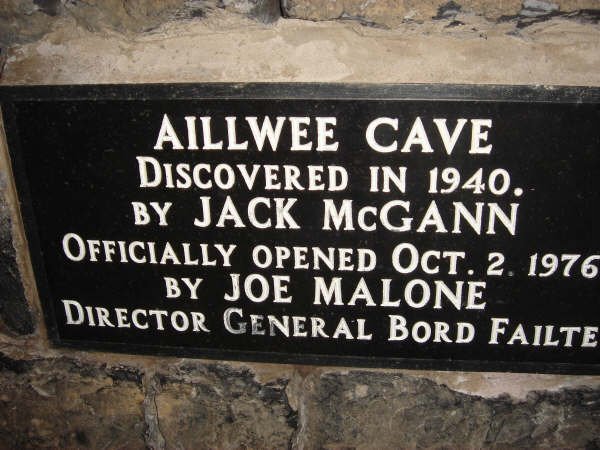 Allwee Cave history