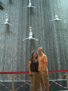 Rayma & Doug at the Dubai Mall