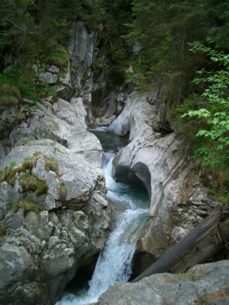 Waterfall on our hike up to Brunni