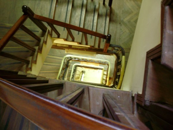 Stairs at the school