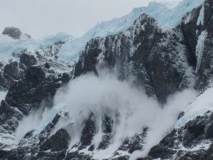 Glacier in the Valle Francesa