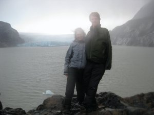 Me and Bo in front of El Glacier Grey