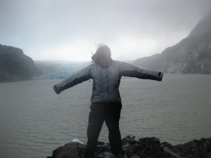 Me in front of El Glacier Grey