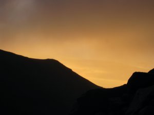 sunrise at the Torres