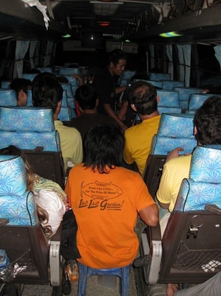 Bus from Luang Prabang to Vang Vieng