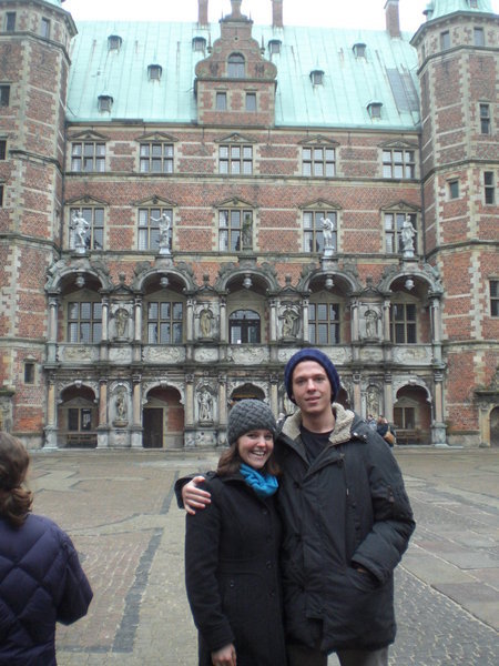 Fredriksborg Castle with a childhood friend!