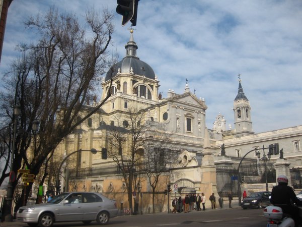 Church at the royal palace in Madrid
