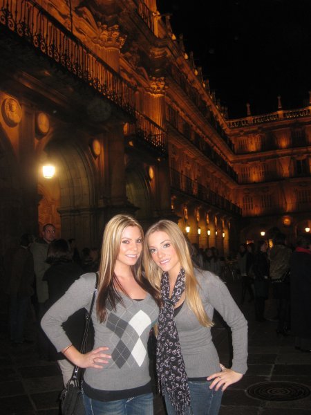 Sam and me in the Plaza Mayor