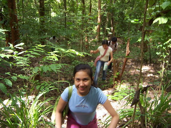 Trekking at Malasag Eco Park