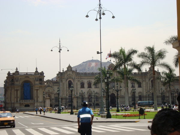 Plaza de Mayor in Lima