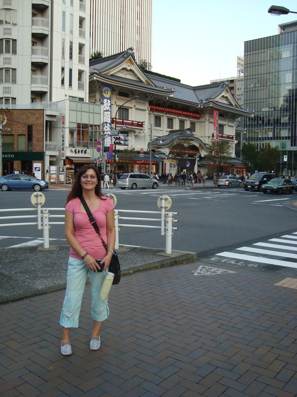Me in front of Kabuki-za Theatre