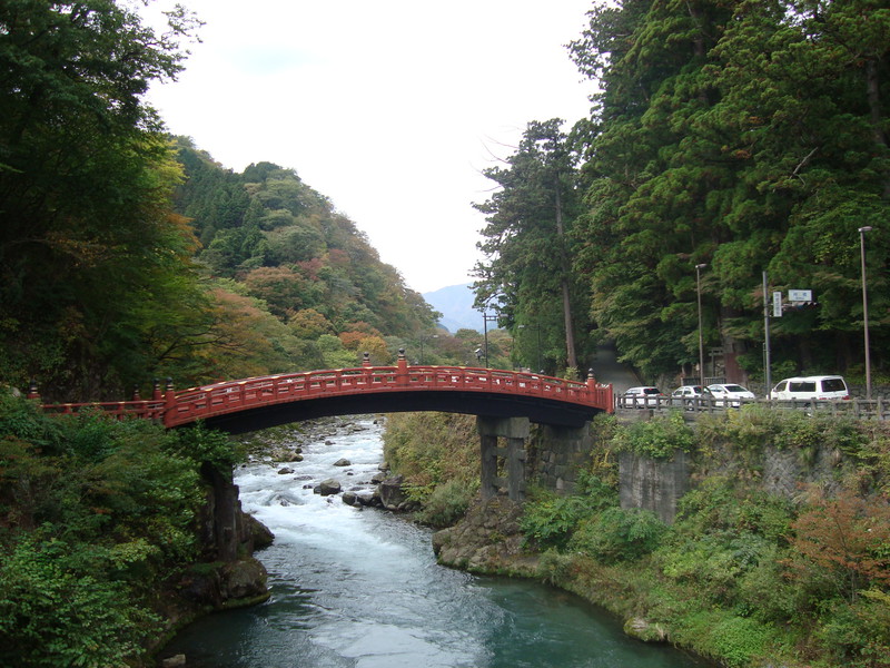 Shin-kyo bridge in Nikko