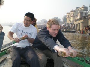Rowing on The Ganges