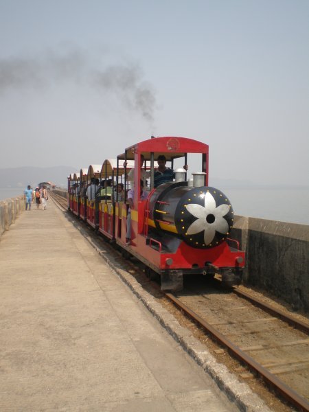 Toy train on Elephanta Island