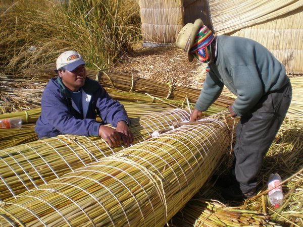 Making a Reed Boat
