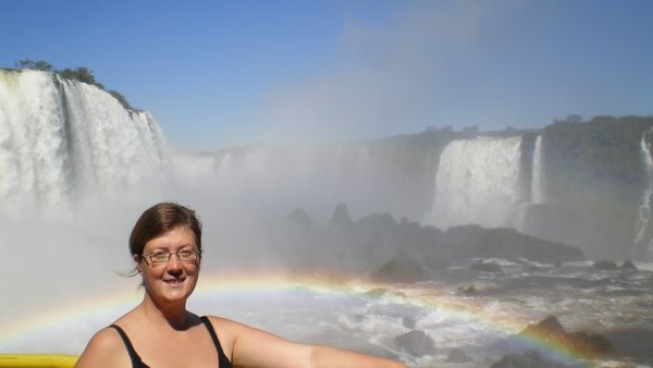 Karen at the Falls