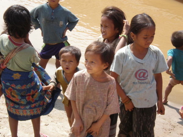 Hill Tribe children - along Mekong river