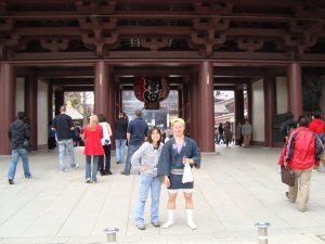 Daiki & Me at Temple