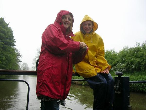 Boating in the rain
