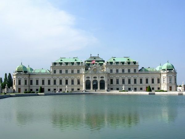 Belvedere Palace - rear view