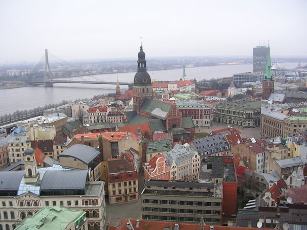 Riga from St Peters spire