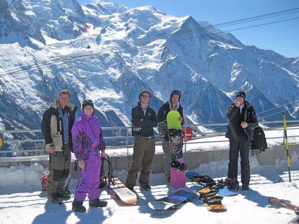 Boys club at the top of the slopes