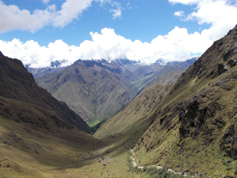 View back from Dead Woman's pass