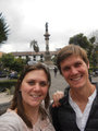 Sara and I in the main plaza of Quito