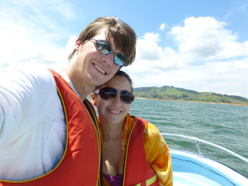 Erika and I at Lago Calima