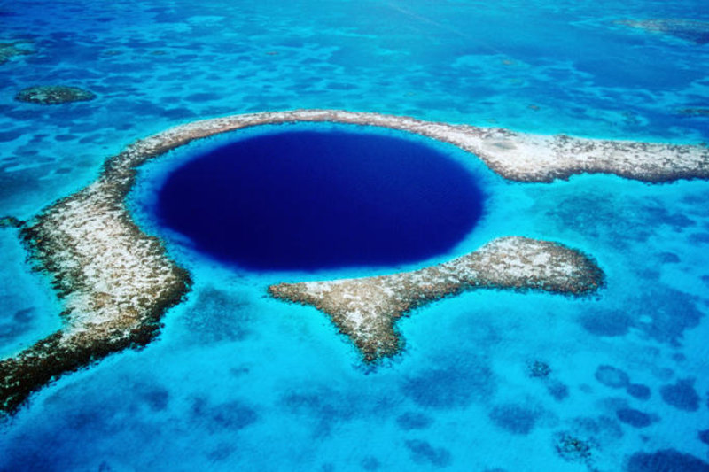Blue Hole from the air...